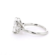 2.0mm Meghan Cushion Engagement Rings Princess Bride Diamonds 