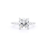 2.0mm Tiana Cushion Engagement Rings Princess Bride Diamonds 