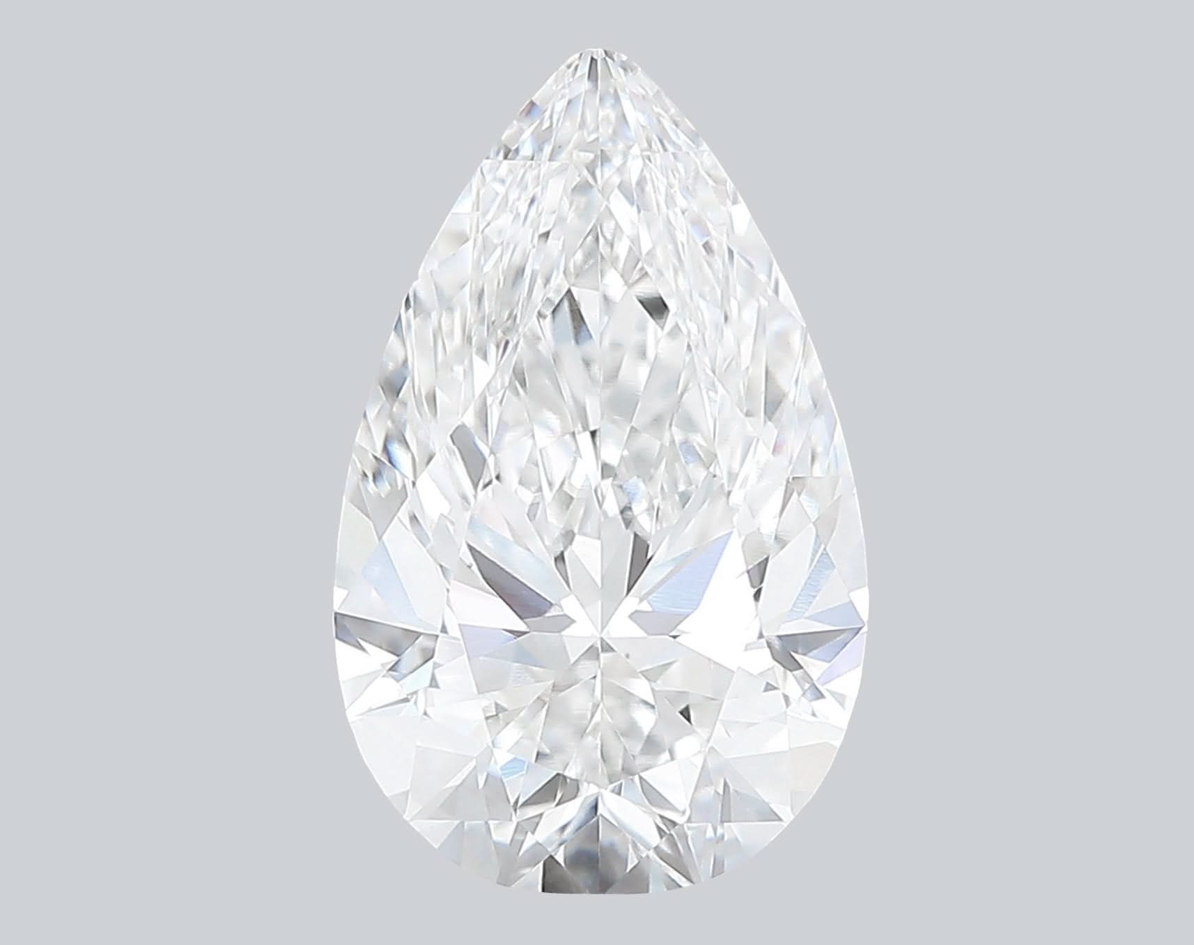 2.10 Carat E - VS1 Pear Lab Grown Diamond - IGI (123820) - PBD Loose Diamond