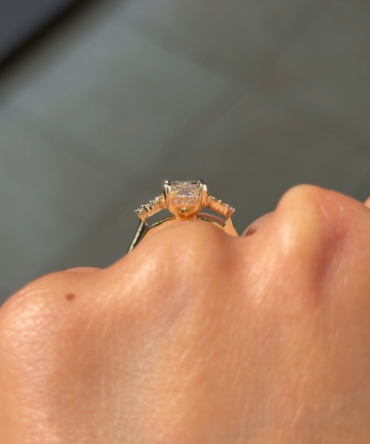 2.10ct D - VS1 Radiant Lab Diamond Marilyn - PBD Engagement Rings