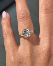 2.10ct D - VS1 Radiant Lab Diamond Marilyn - PBD Engagement Rings