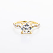 2.10ct F-VVS2 Cushion Lab Diamond Nicole Engagement Rings Princess Bride Diamonds 