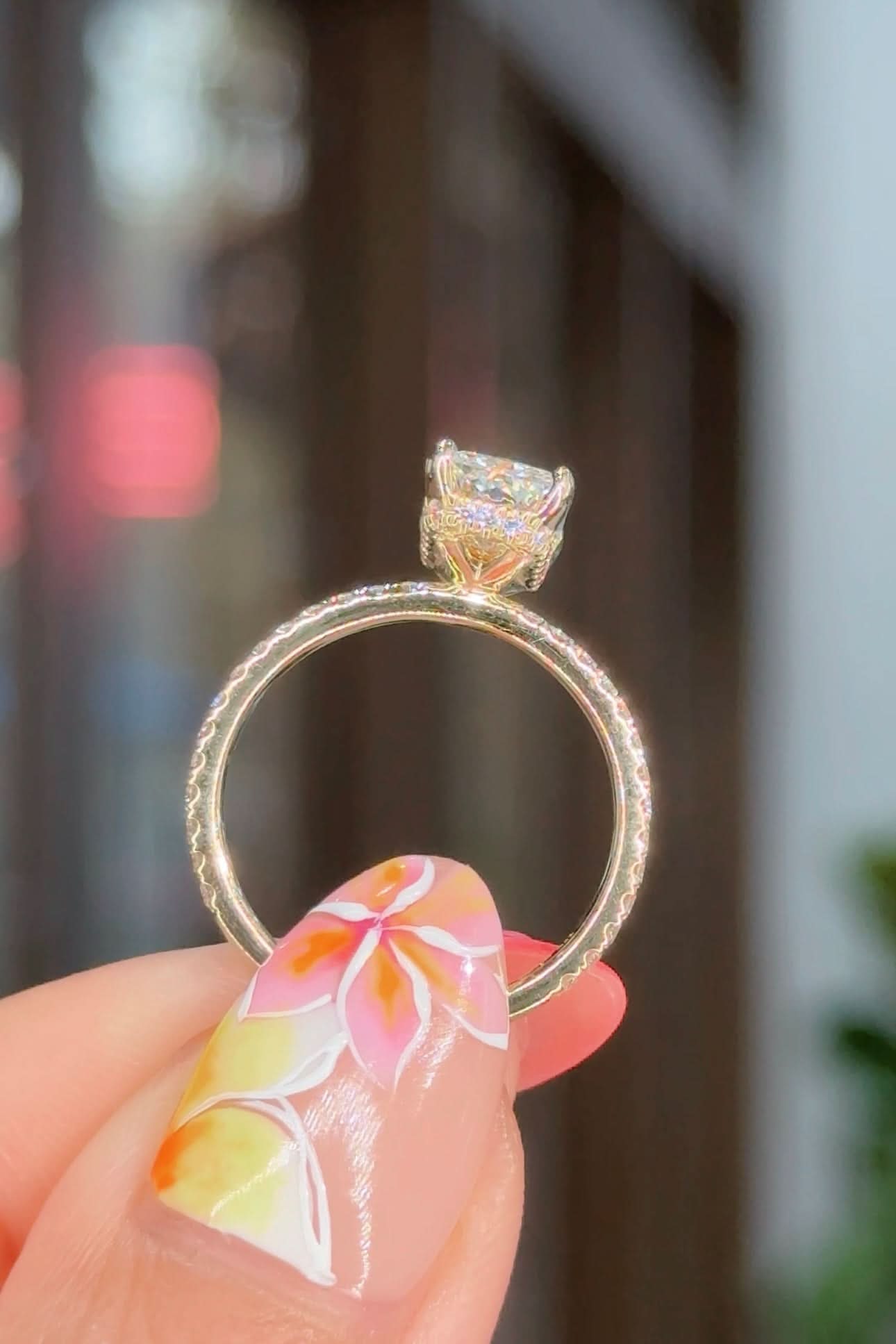 2.11ct D - VS1 Radiant Lab Diamond Stephanie - PBD Engagement Rings