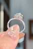 2.14ct F-VS1 Heart Lab Diamond Leilani Engagement Rings Princess Bride Diamonds 