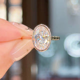 2.18ct E-VS1 Oval Lab Diamond Casey Engagement Rings Princess Bride Diamonds 