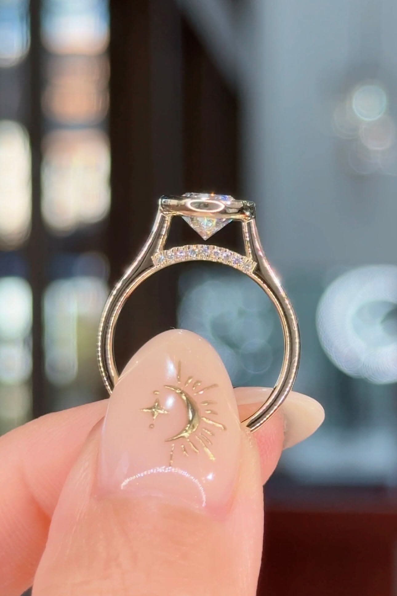 2.18ct E - VS1 Oval Lab Diamond Casey - PBD Engagement Rings