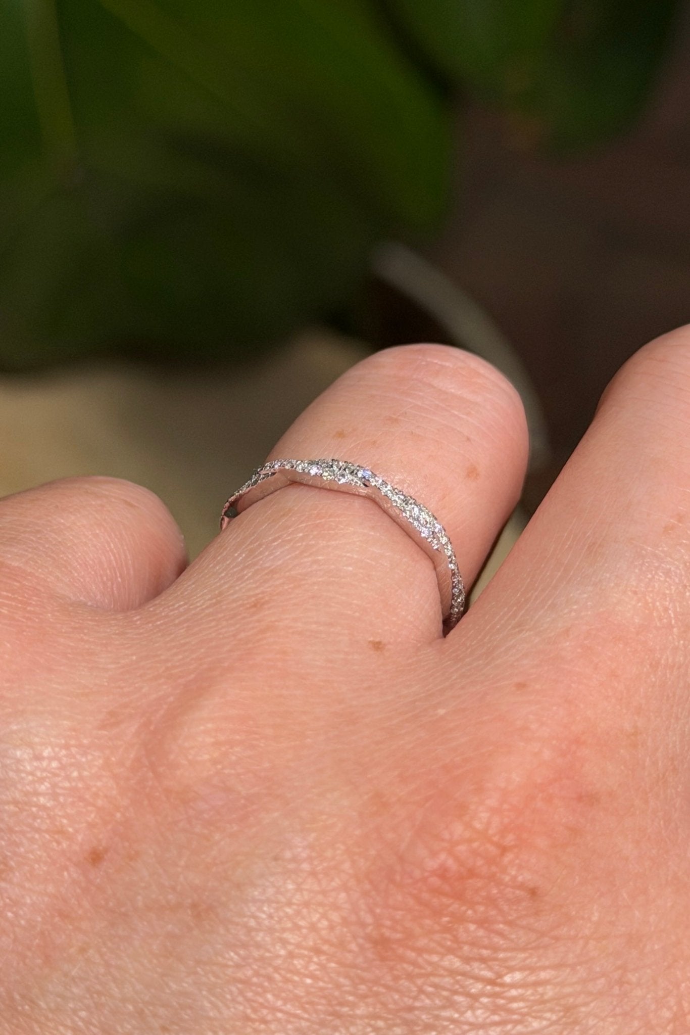 2.1mm Tight Braid Ring White Gold - PBD Rings