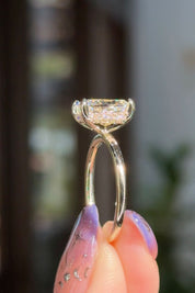 2.20ct D - VVS1 Radiant Lab Diamond Kayla - PBD Engagement Rings