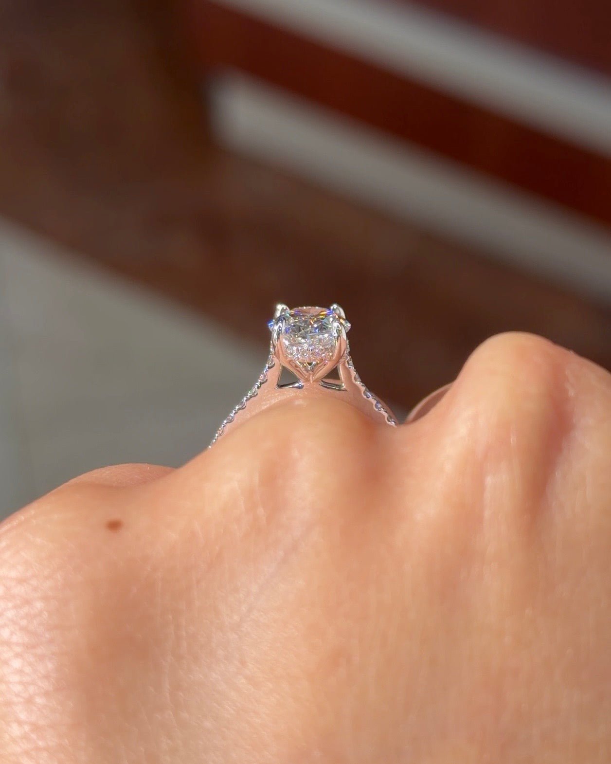 2.20ct D-VVS2 Oval Lab Diamond Michelle – PBD