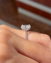 2.20ct D-VVS2 Oval Lab Diamond Michelle - PBD Engagement Rings