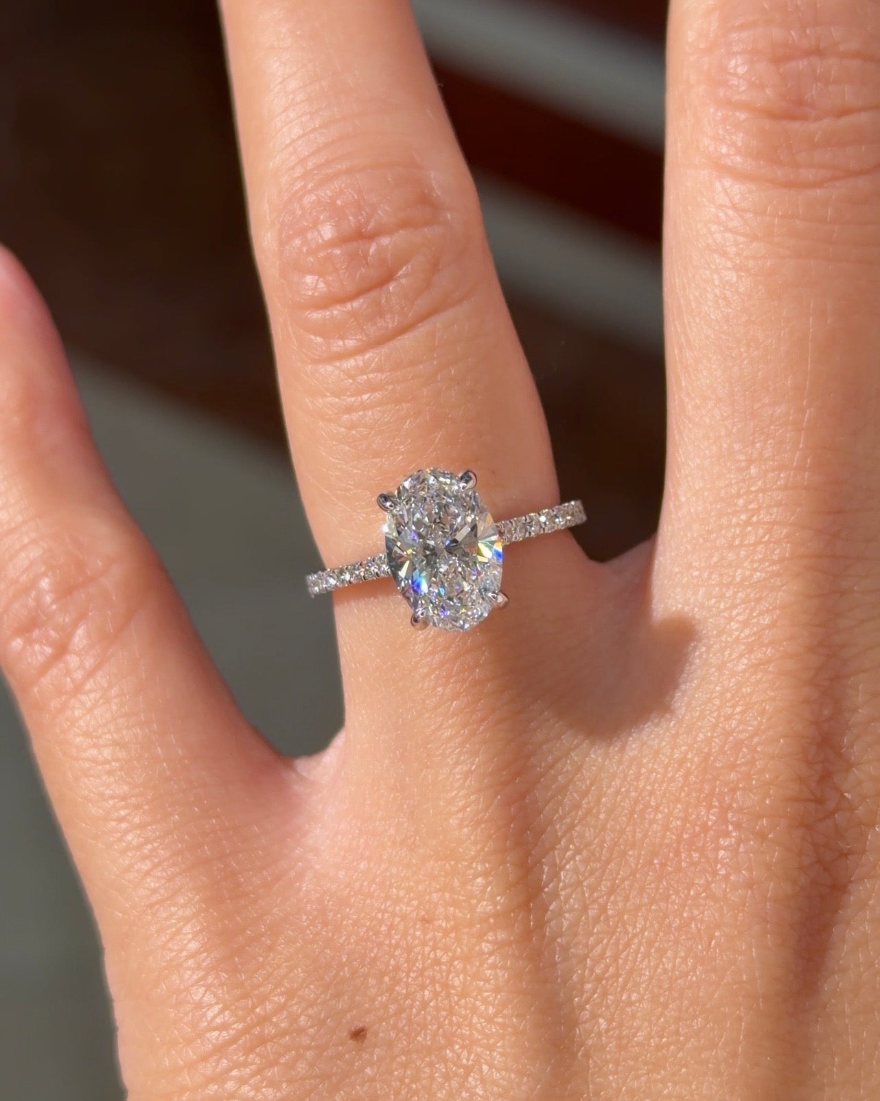 2.20ct D-VVS2 Oval Lab Diamond Michelle – PBD