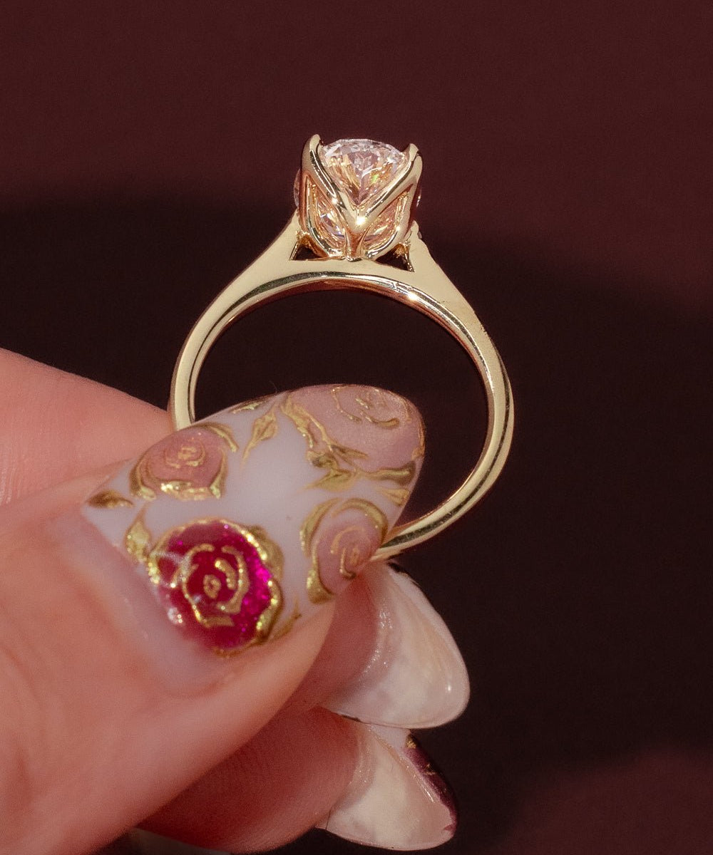 2.20ct E - VS1 Oval Lab Diamond Victoria - PBD Engagement Rings