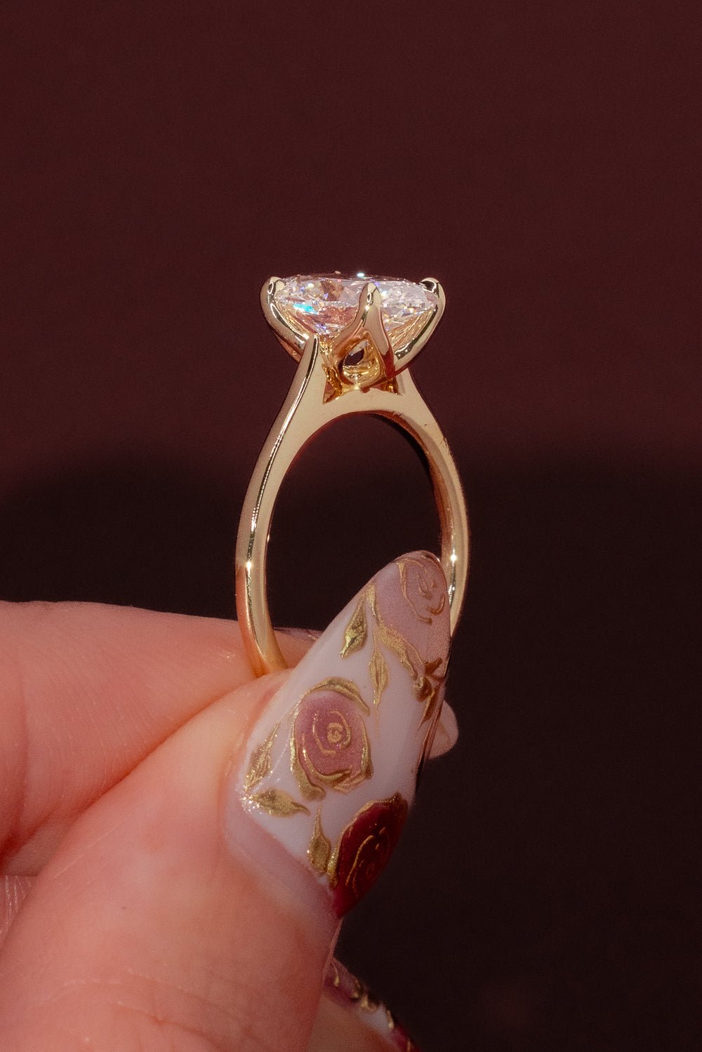 2.20ct E - VS1 Oval Lab Diamond Victoria - PBD Engagement Rings