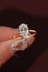 2.20ct E-VS1 Oval Lab Diamond Victoria