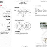 2.20ct E-VS1 Round Lab Diamond Leah Engagement Rings Princess Bride Diamonds 