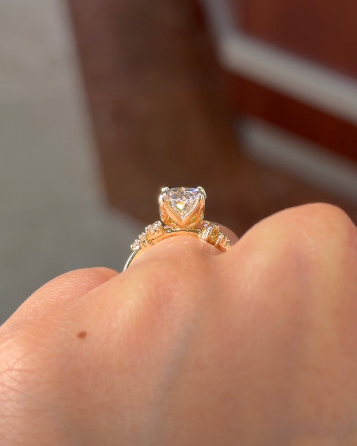 2.21ct E - VVS2 Oval Lab Diamond Nova - PBD Engagement Rings