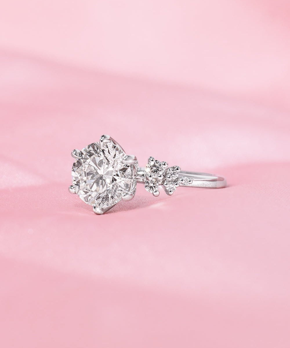 2.21ct F - VS1 Round Lab Diamond Nova - PBD Engagement Rings