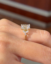 2.22ct D-VVS2 Radiant Lab Diamond Sarah - PBD Engagement Rings