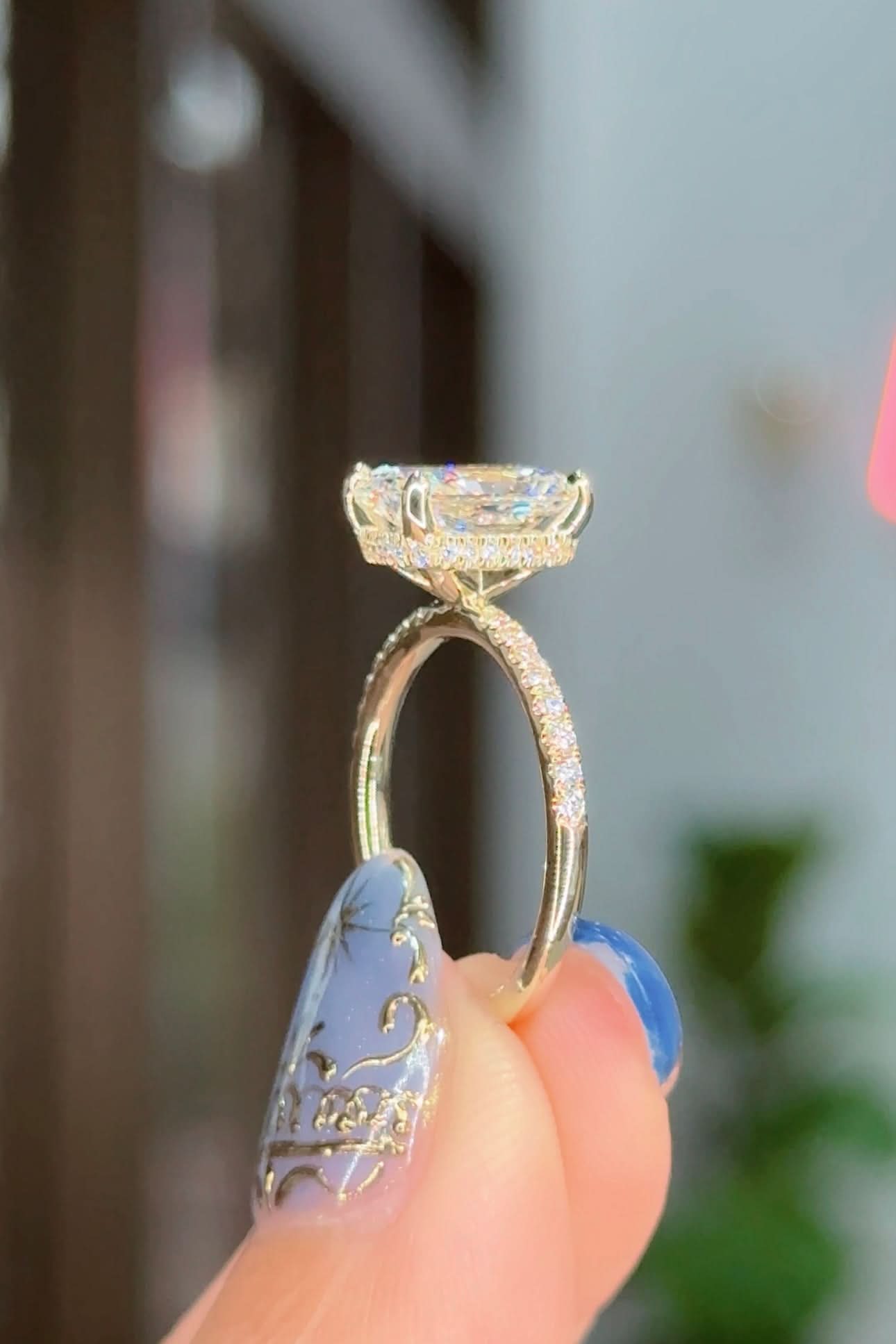 2.23ct D - VS1 Radiant Lab Diamond Stephanie - PBD Engagement Rings