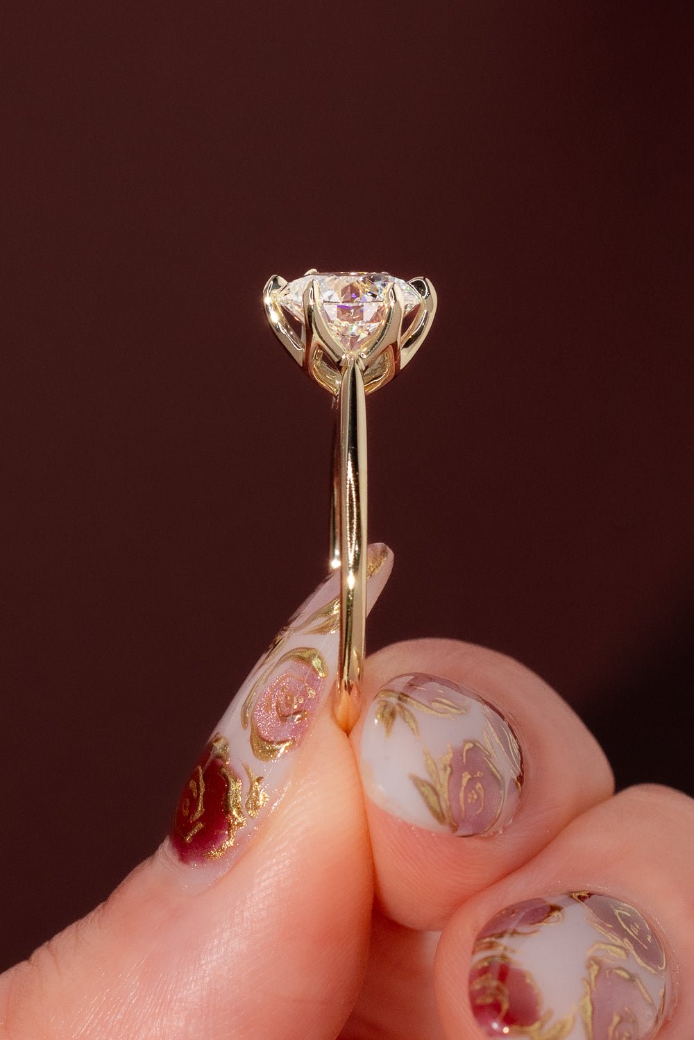 2.23ct E - VS1 Round Lab Diamond Victoria - PBD Engagement Rings