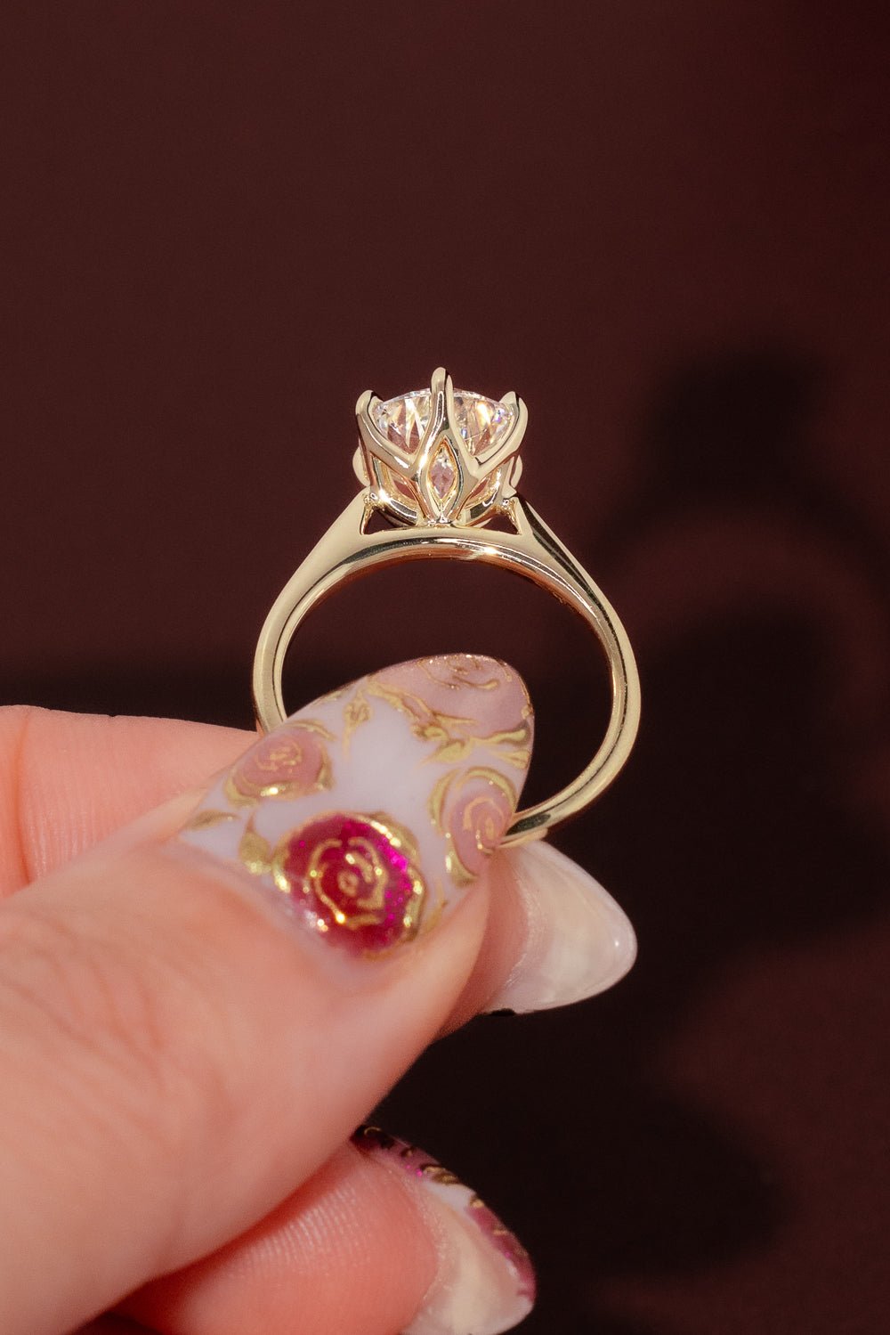 2.23ct E - VS1 Round Lab Diamond Victoria - PBD Engagement Rings