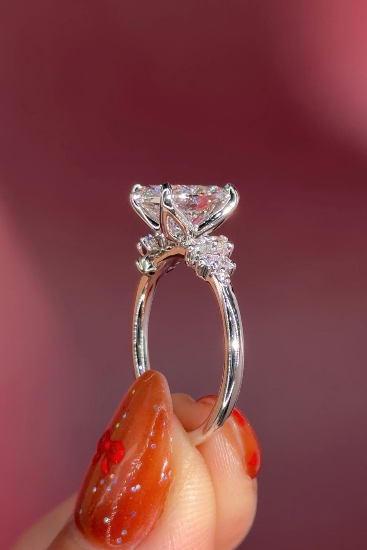 2.25ct E - VS1 Oval Lab Diamond Nova - PBD Engagement Rings