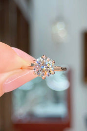 2.25ct F-VS1 Round Lab Diamond Caraline Engagement Rings Princess Bride Diamonds 