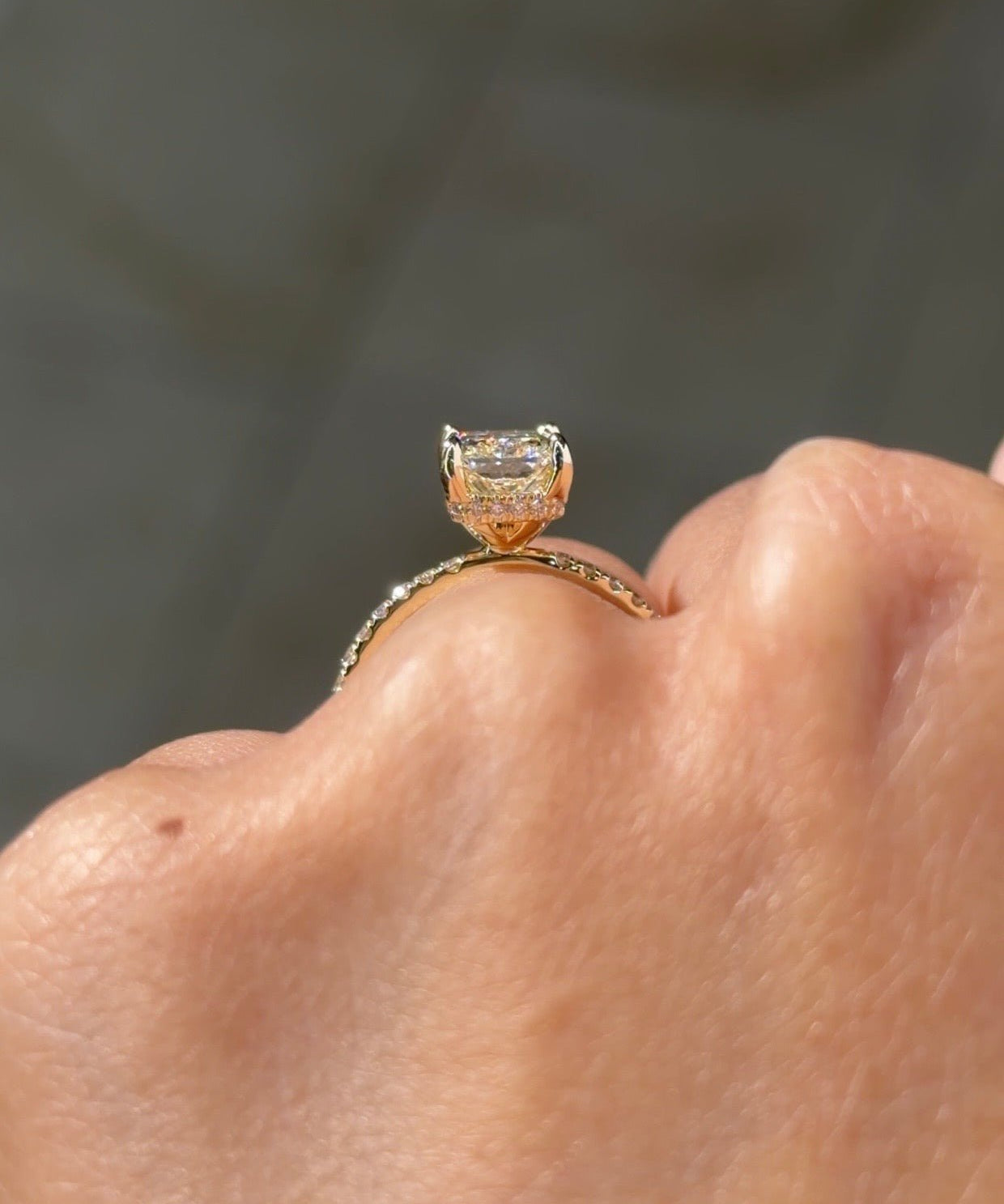 2.25ct F-VVS2 Radiant Lab Diamond Stephanie - PBD Engagement Rings