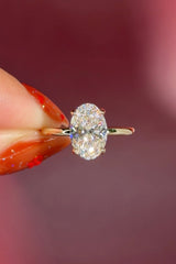 2.26ct D-VS1 Oval Lab Diamond Leah