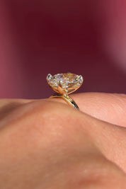 2.26ct D - VS1 Oval Lab Diamond Leah - PBD Engagement Rings
