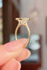 2.26ct F-VS1 Emerald Lab Diamond Ava Engagement Rings Princess Bride Diamonds 