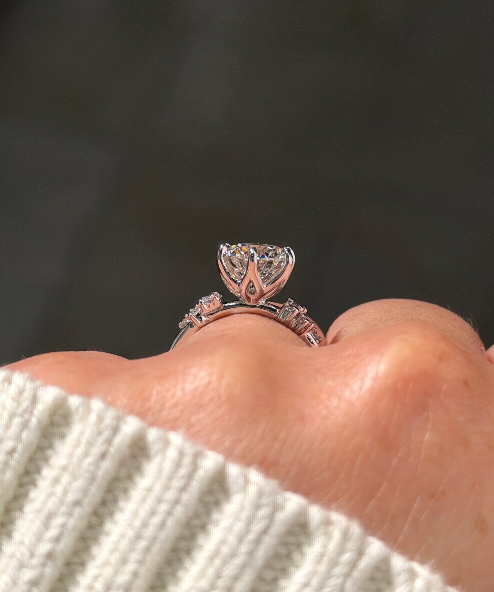2.26ct F-VVS2 Round Lab Diamond Nova - PBD Engagement Rings