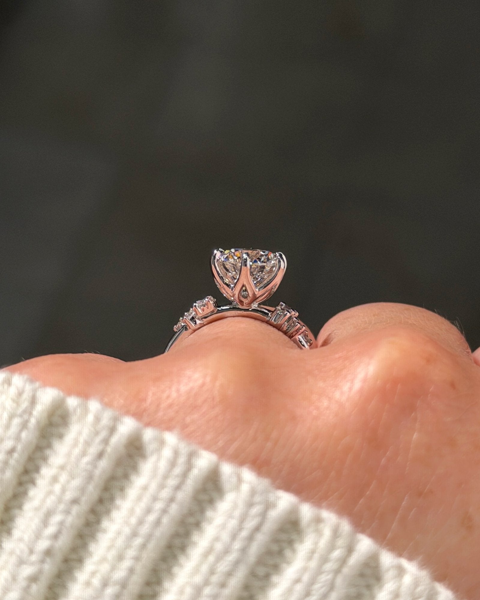 2.26ct F-VVS2 Round Lab Diamond Nova - PBD Engagement Rings