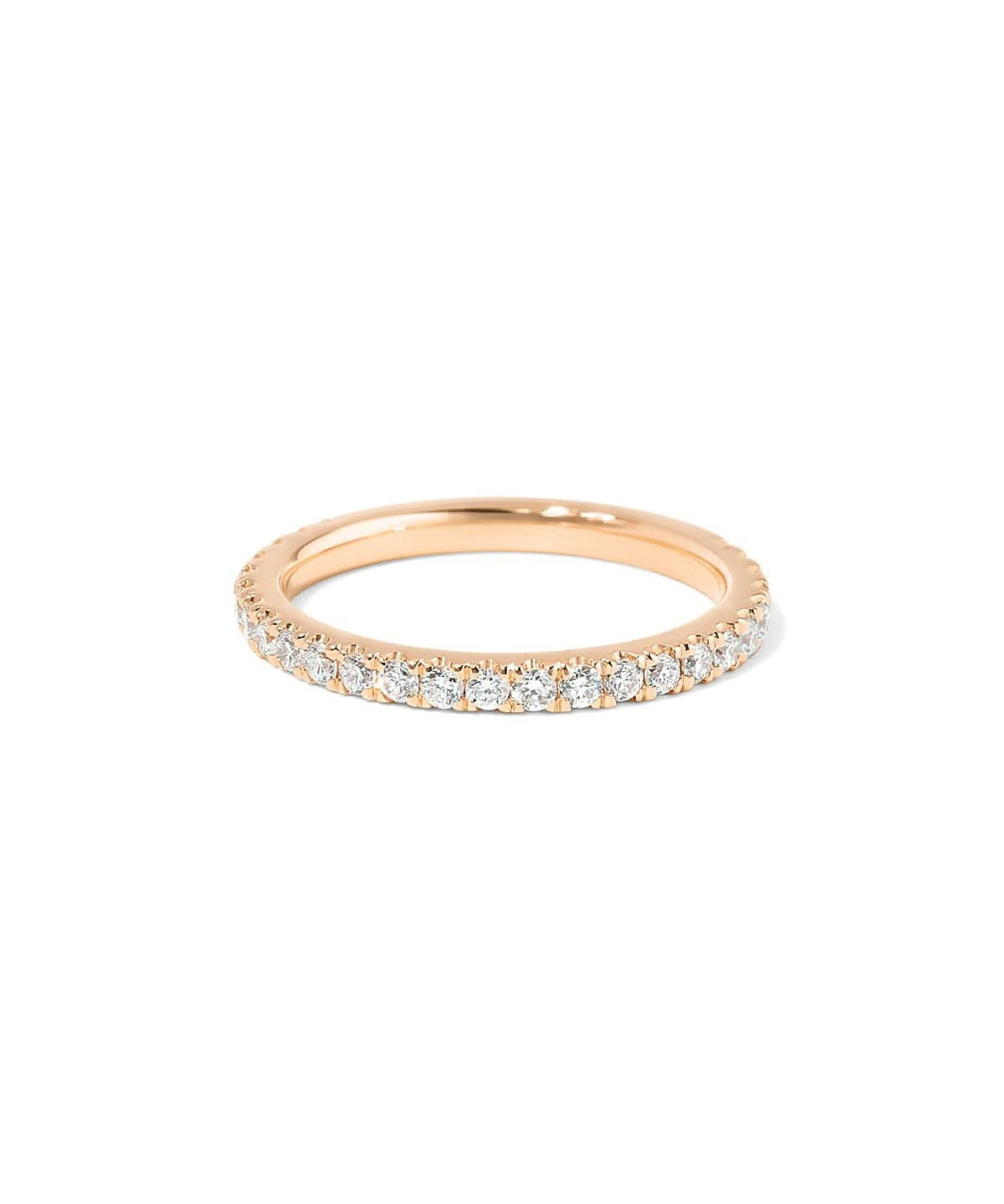 2.2mm Core Pavé Diamond Ring - PBD Rings