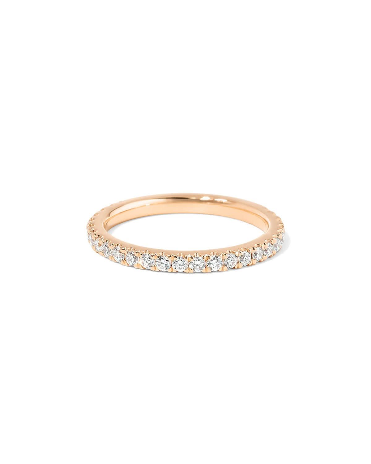 2.2mm Core Pavé Diamond Ring - PBD Rings