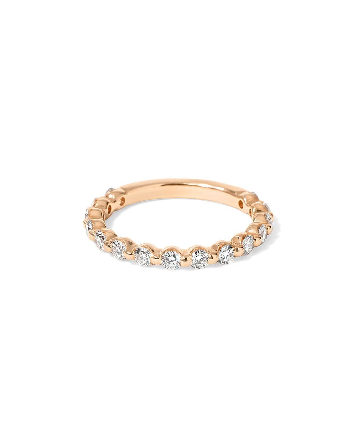 2.2mm Floating Single Prong Diamond Ring - PBD Rings