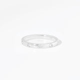 2.2mm Round Diamond Inlay Band Rings Princess Bride Diamonds 
