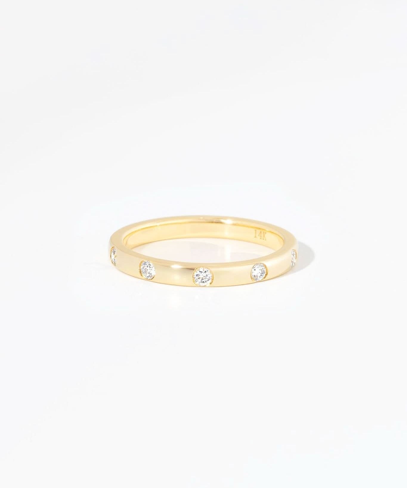 2.2mm Round Diamond Inlay Band - PBD Rings