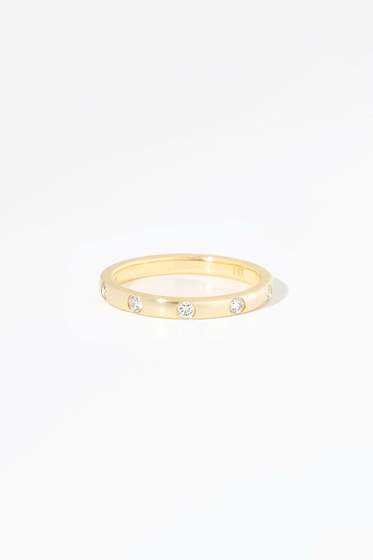 2.2mm Round Diamond Inlay Band - PBD Rings