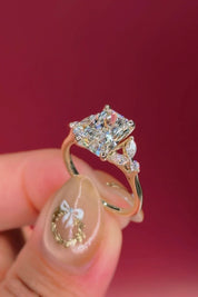 2.30ct F - VS1 Radiant Lab Diamond Sarah - PBD Engagement Rings