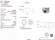 2.34ct E-VVS2 Oval Lab Diamond Isabela Engagement Rings Princess Bride Diamonds 