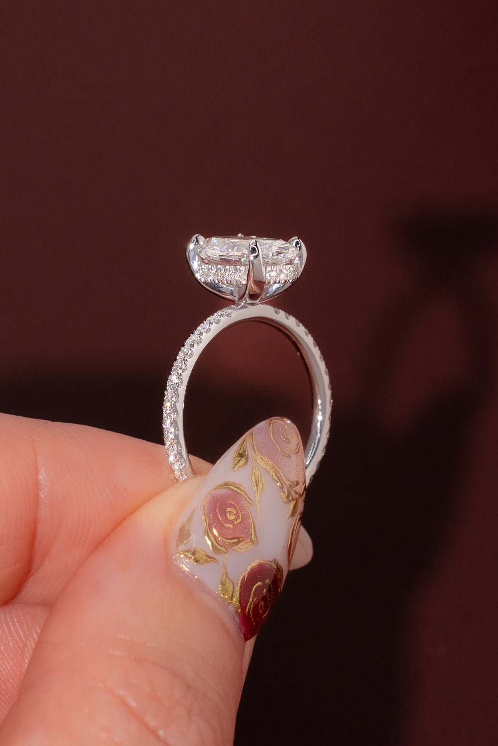 2.35ct D - VS1 Oval Lab Diamond Kayla - PBD Engagement Rings