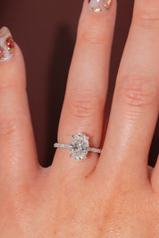 2.35ct D - VS1 Oval Lab Diamond Kayla - PBD Engagement Rings