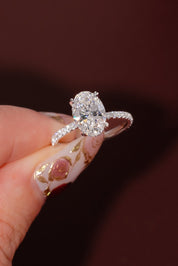 2.35ct D - VS1 Oval Lab Diamond Kayla - PBD Engagement Rings