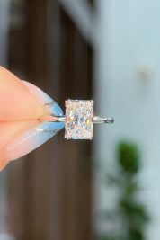 2.37ct D-VS1 Radiant Lab Diamond Caraline Engagement Rings Princess Bride Diamonds 
