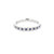 2.3mm Pavé Diamond & Blue Sapphire Ring Rings Princess Bride Diamonds 