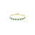 2.3mm Pavé Diamond & Emerald Ring Rings Princess Bride Diamonds 