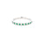 2.3mm Pavé Diamond & Emerald Ring Rings Princess Bride Diamonds 