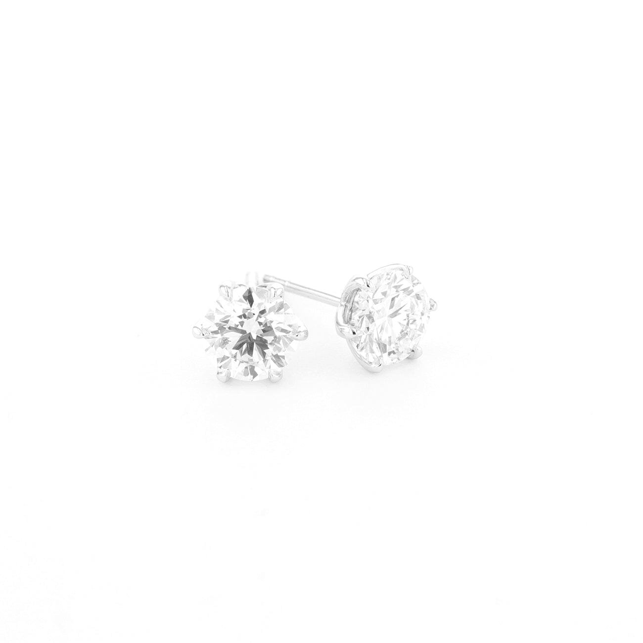2.40ct D-VS1 Round Lab Diamond Caraline Studs Earrings Princess Bride Diamonds 