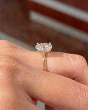 2.49ct D-VVS2 Oval Lab Diamond Caraline - PBD Engagement Rings